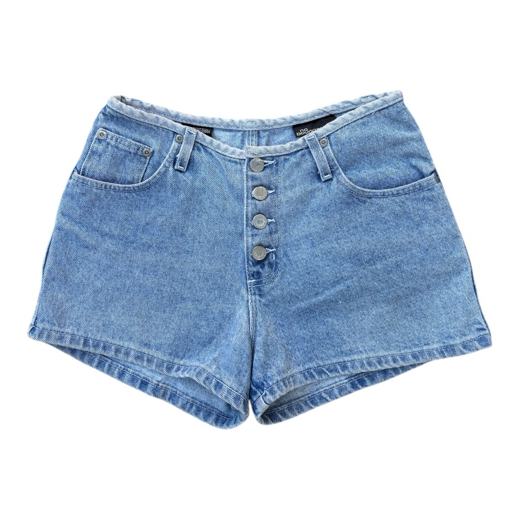90’s Denim Button Up Shorts By No Boundaries